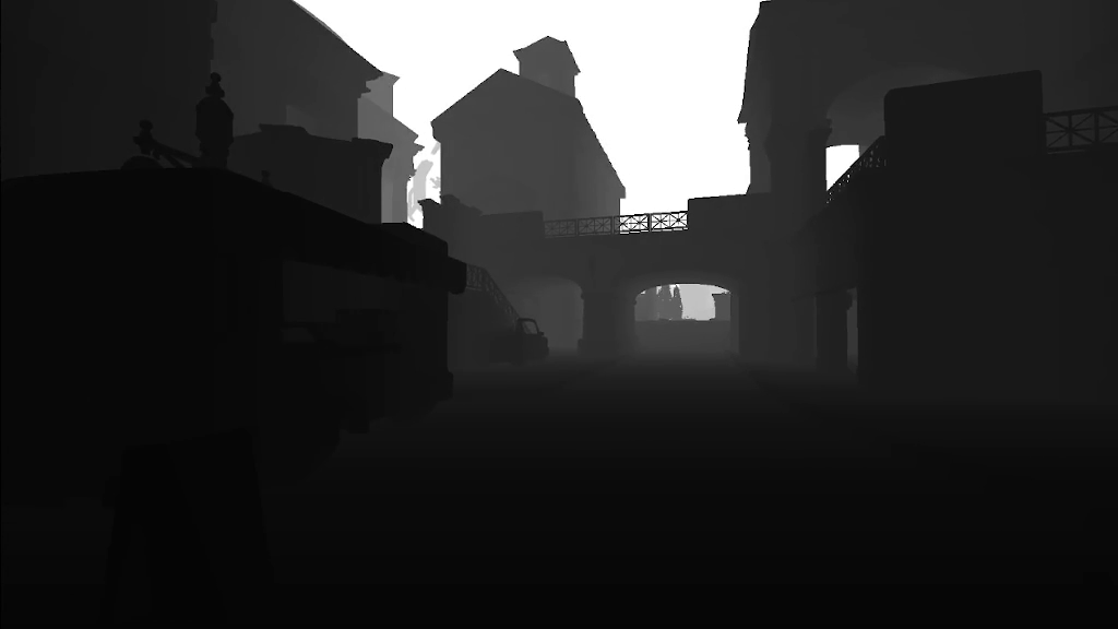 Training grayscale depth image