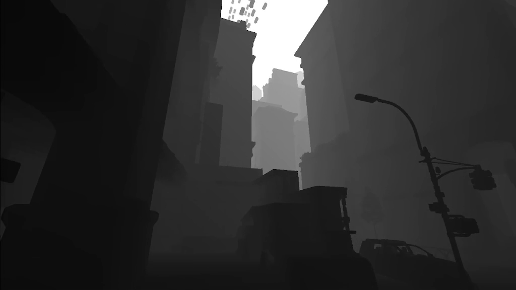 Midtown grayscale depth image